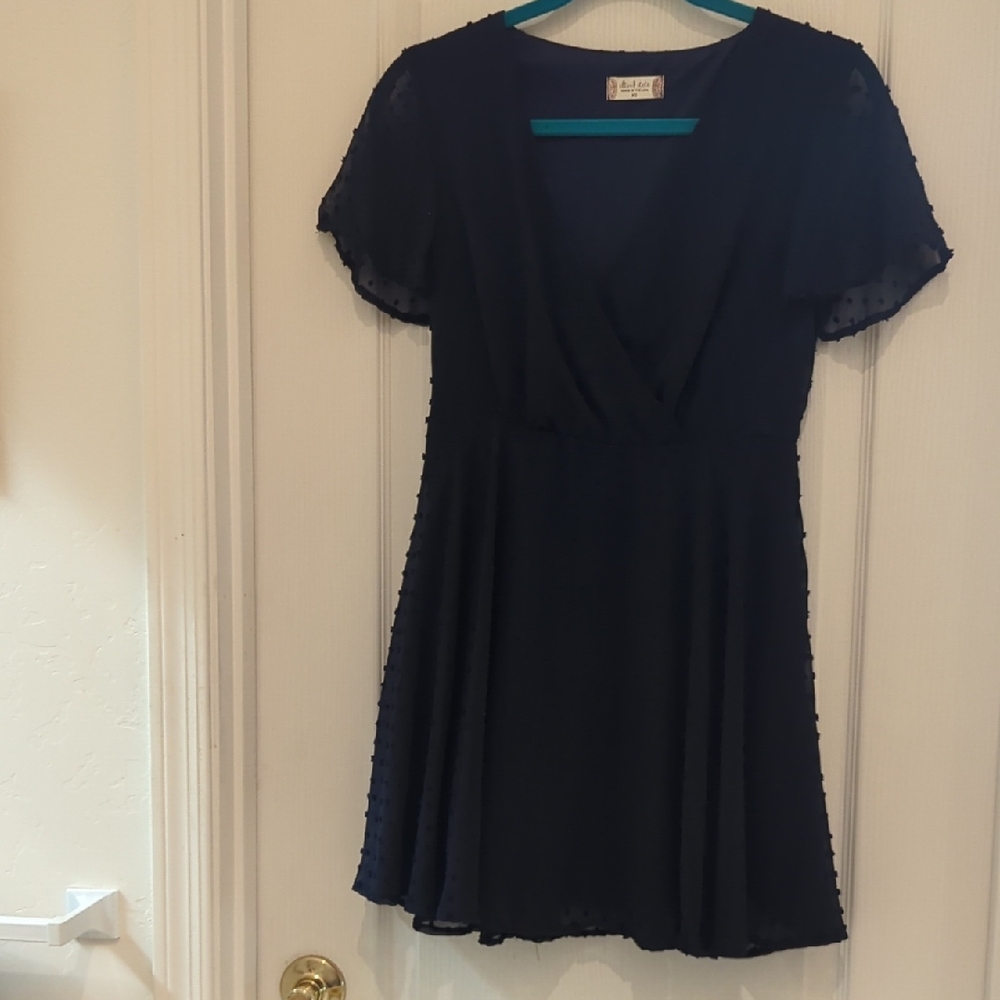 Altar'd State Midnight Blue Mini Dress